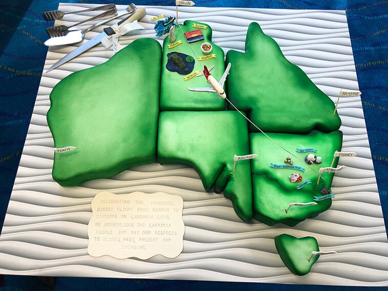 It S Bake Off To Take Off In The Bizarre World Of Aviation Route Launch Cakes Abc News
