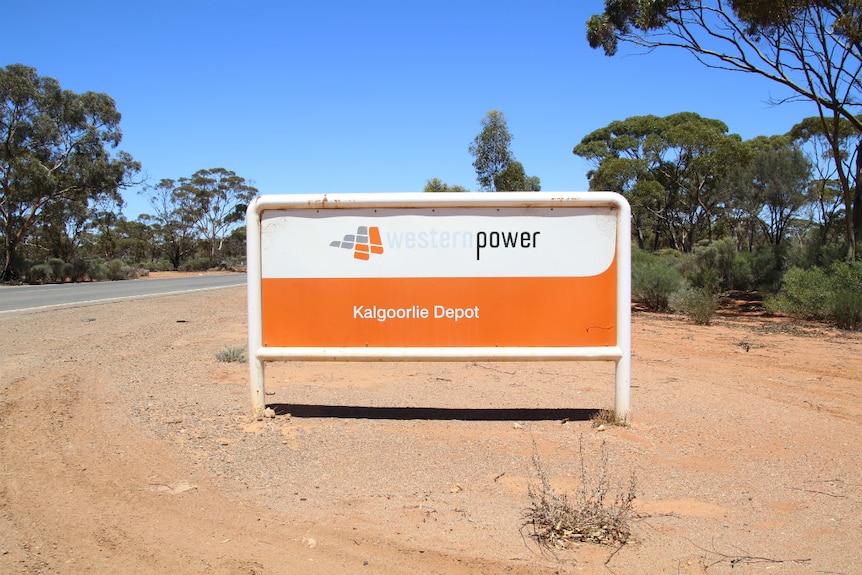Western Power depot in Kalgoorlie