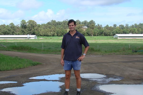 Manning Valley Free Range Eggs director Peter Matuszny on his Upper Lansdowne farm