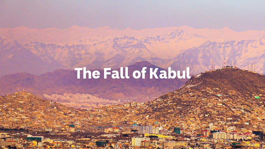 image of Kabul with city in foreground and mountain range in back ground
