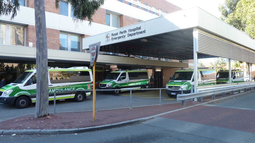 Ambulance ramping Royal Perth Hospital