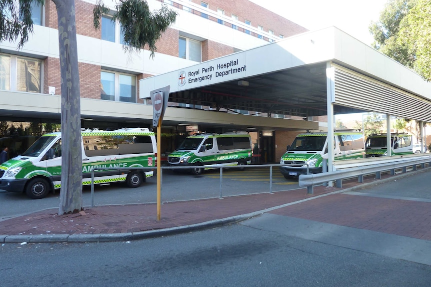 Ambulance ramping Royal Perth Hospital