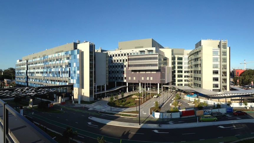 The main entrance of the new Gold Coast University Hospital