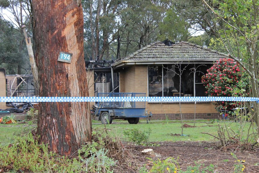 Police are investigating reports of an explosion during a Ballarat house fire that killed a woman.