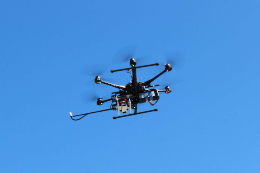 Drone used by scientists