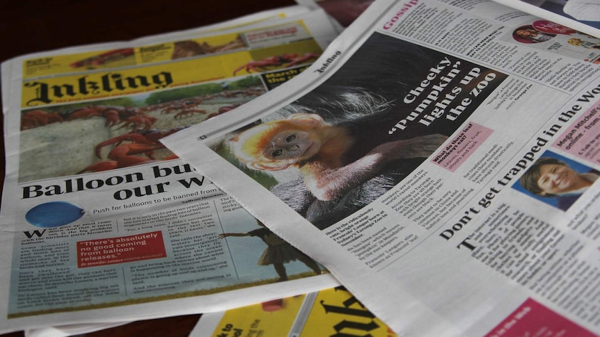Inkling is Australia's first national newspaper for kids.