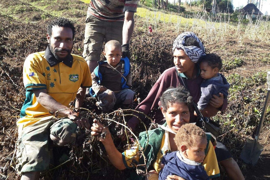 Papua New Guinea food crisis in Enga Province.