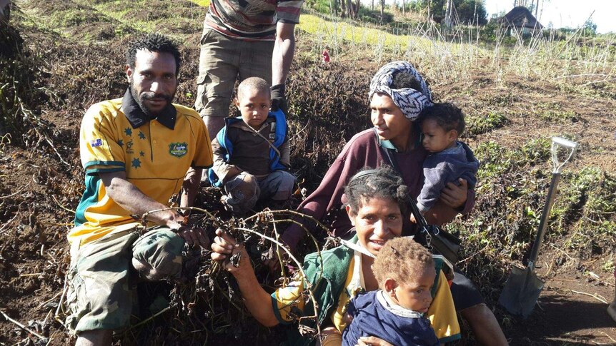 Papua New Guinea food crisis in Enga Province.