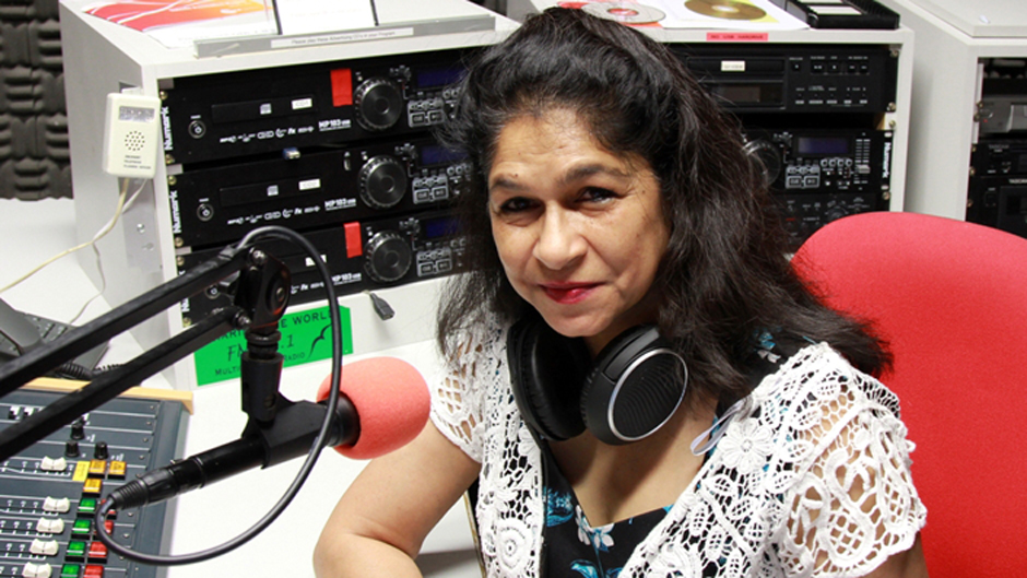 Nasreen Hafesjee at CMS Radio