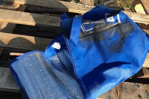 The head was in a blue supermarket bag and was found by staff before many students saw it.