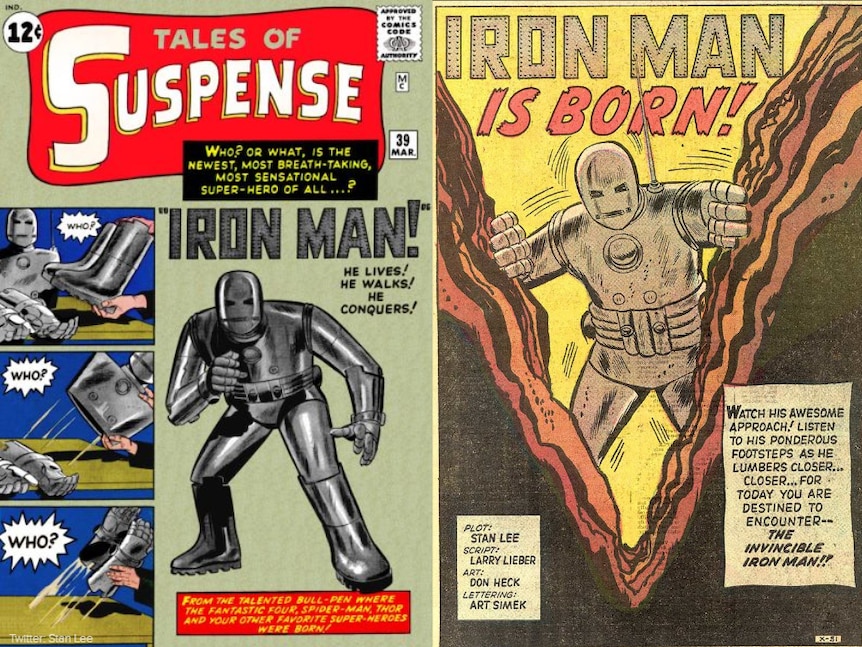 The debut of the character Iron Man in the comic strip Tales of Suspense.