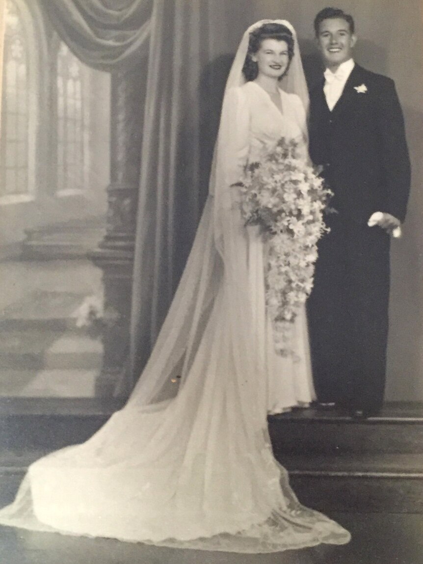 Eunice and Charlie Slater were married in 1946.