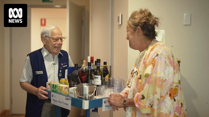 Ein Gläschen und ein Gespräch – treffen Sie Colin Apelt, den 92-jährigen Freiwilligen, der Menschen in Palliativpflege mit Getränken und Begleitung versorgt