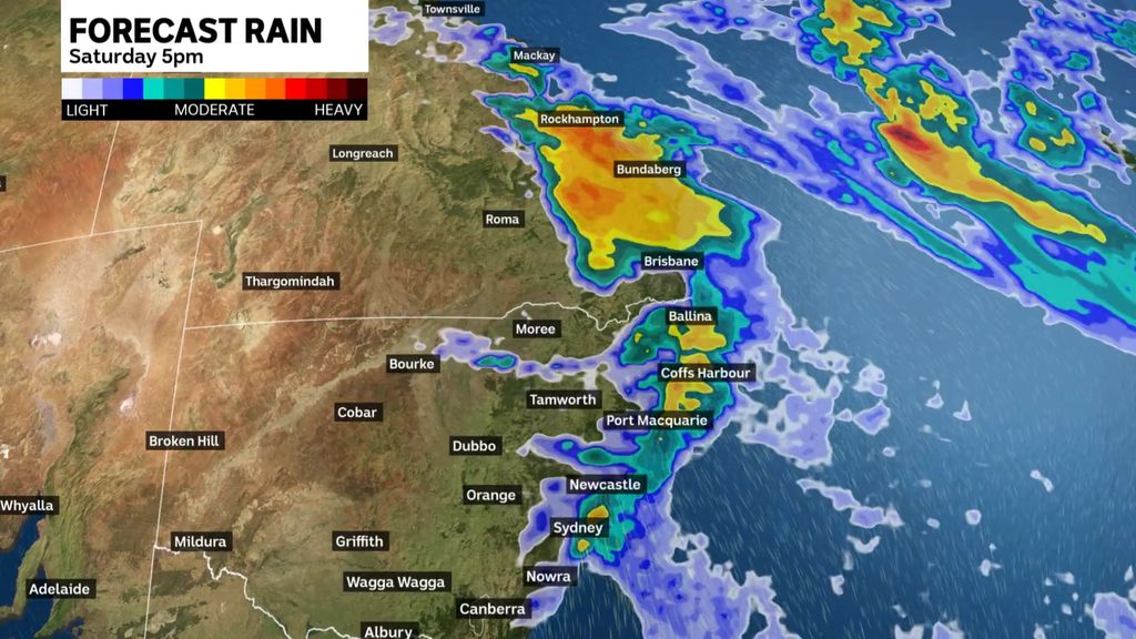 South-east Queensland to be drenched this weekend - ABC News