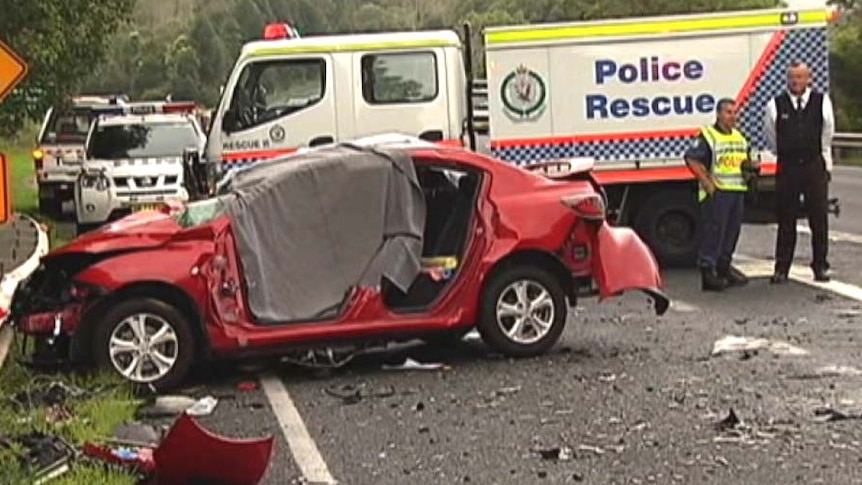 Fatal crash at Bangalow