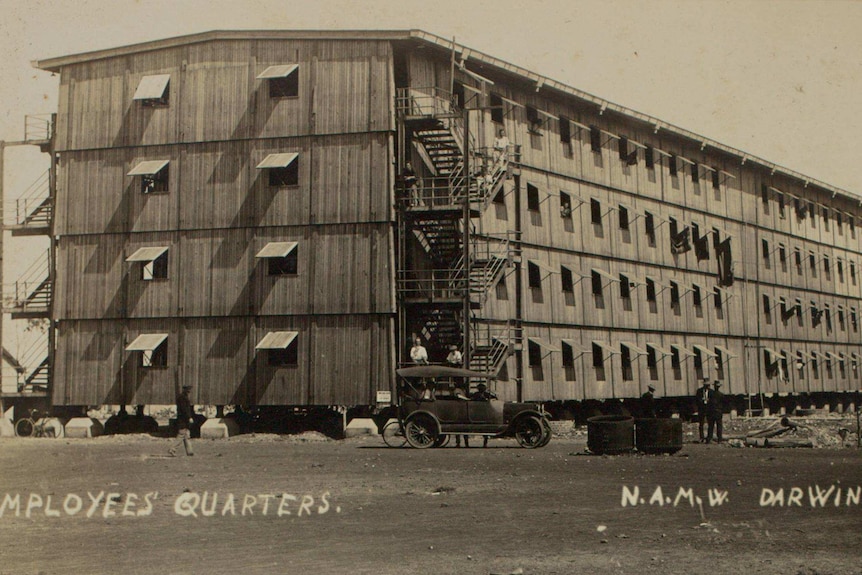 The workers' quarters at Vestey's abattoir
