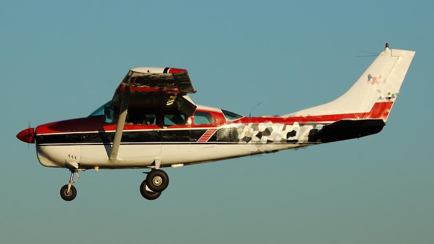 A Cessna 210.