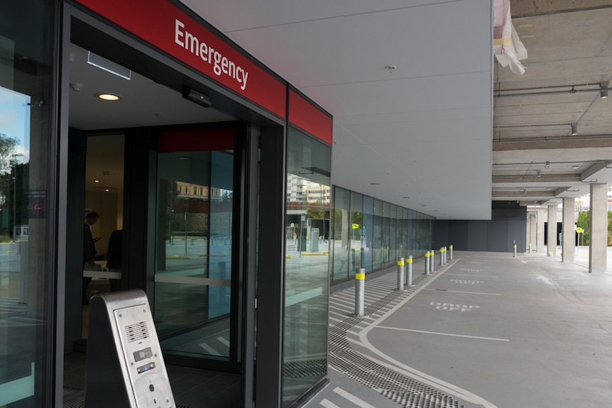 The entrance to the Emergency Department at the New RAH.