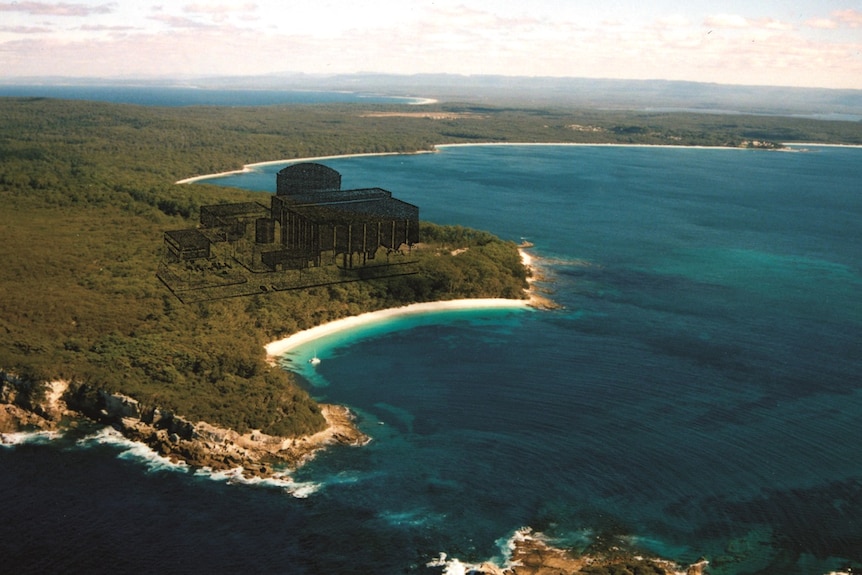 Jervis Bay power station mock up