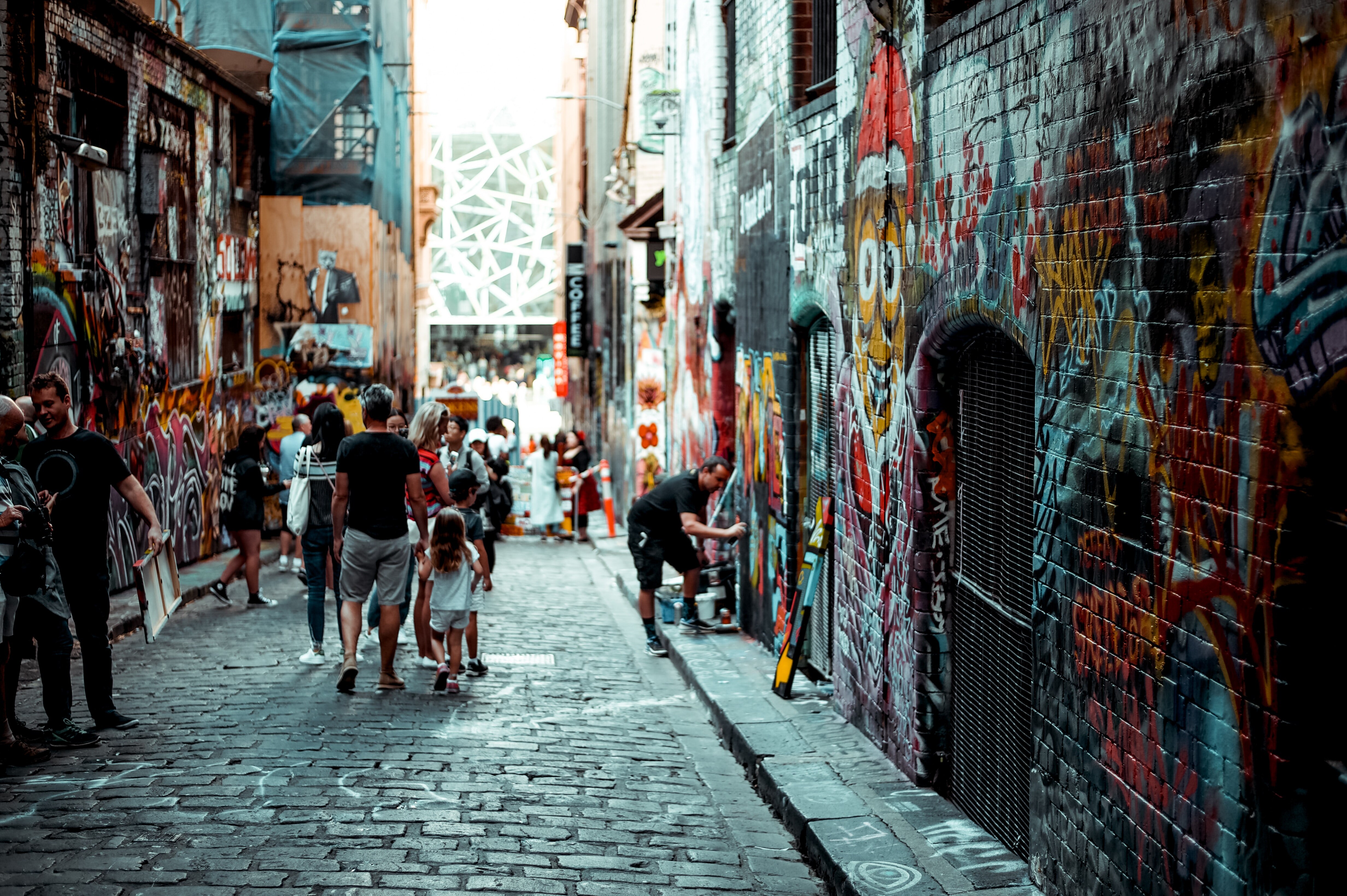 Hosier Lane in Melbourne's CBD