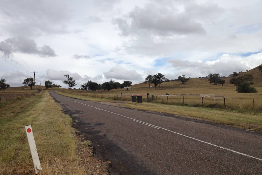 Country road in the New South Wales Upper Hunter