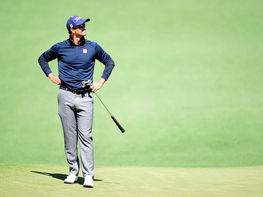 Adam Scott not impressed during his Masters opening round