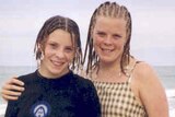 Amanda Dowler with sister Gemma on holiday