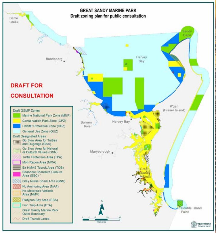 Plans to increase nofish zones in Great Sandy Marine Park worry