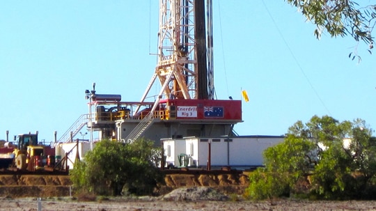 Exploratory drilling is occurring by the Drover 1 drill rig in WA's Mid West