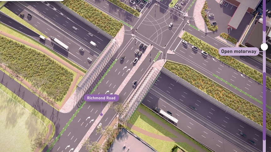 Une nouvelle vidéo montre à quoi ressemblera South Road une fois le projet Torrens à Darlington terminé