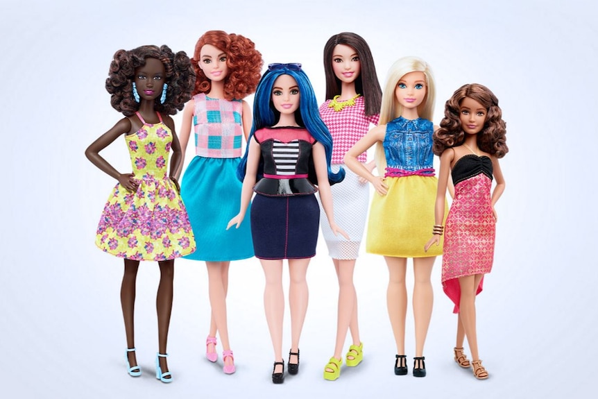 New Barbie dolls.