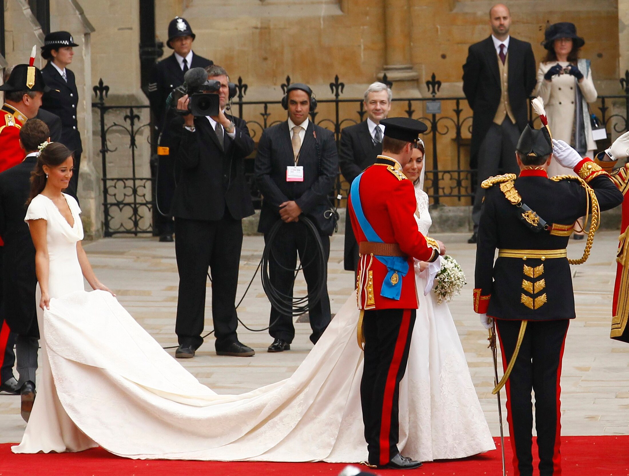 Kate, Pippa, Prince William royal wedding