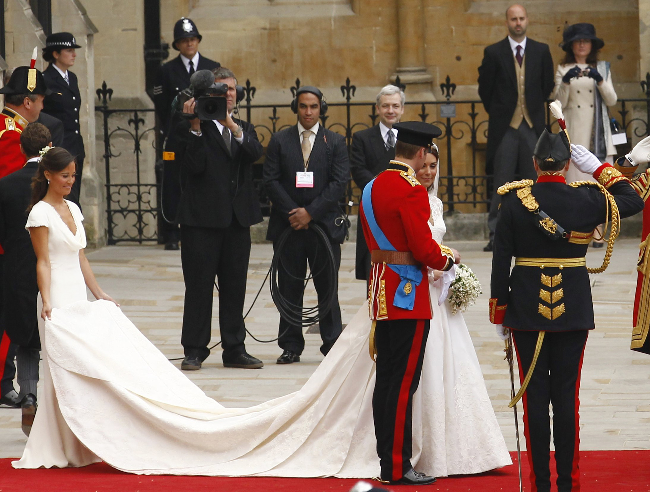 Kate, Pippa, Prince William royal wedding