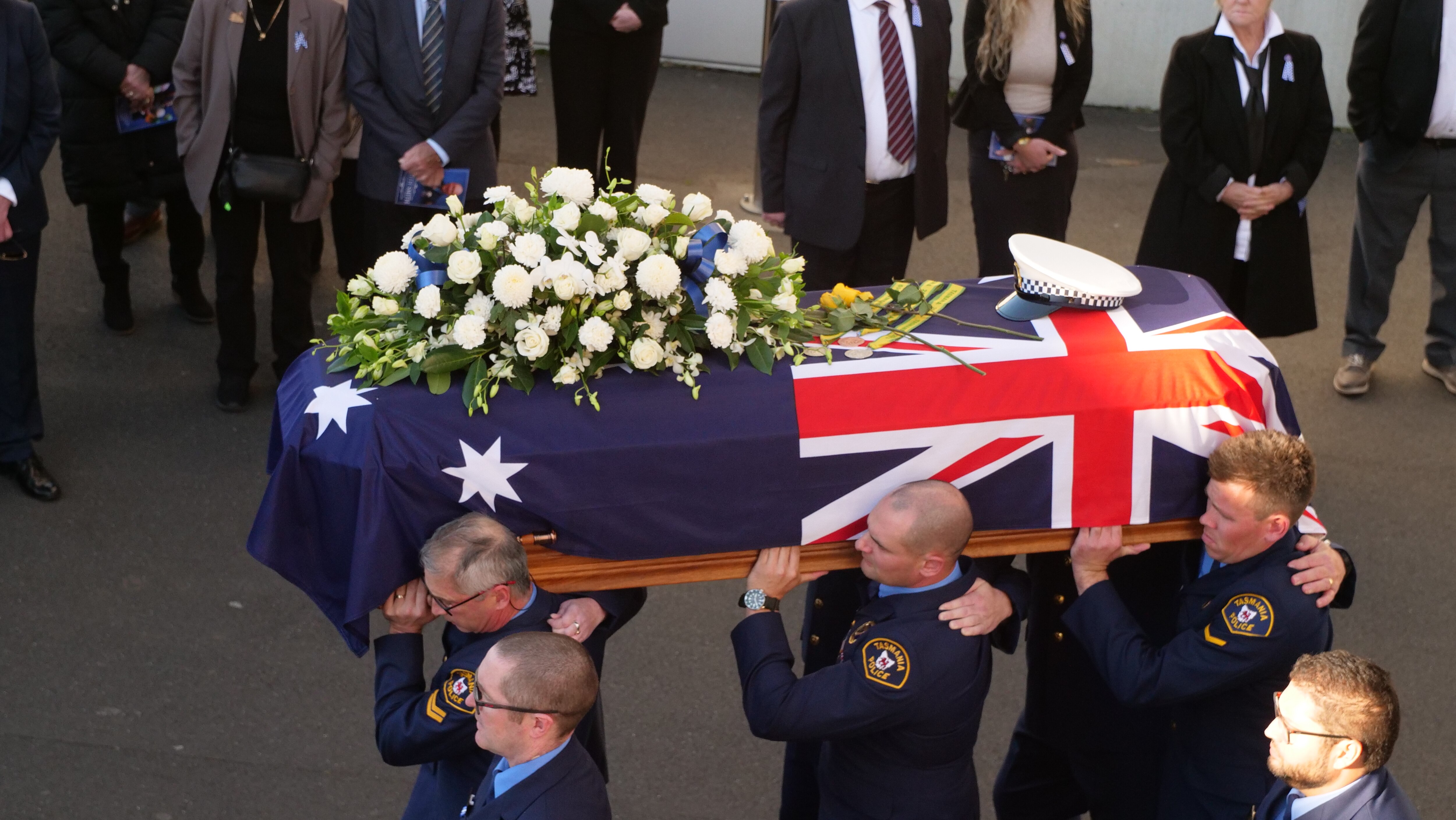 Funeral procession of Constable Keith Smith.