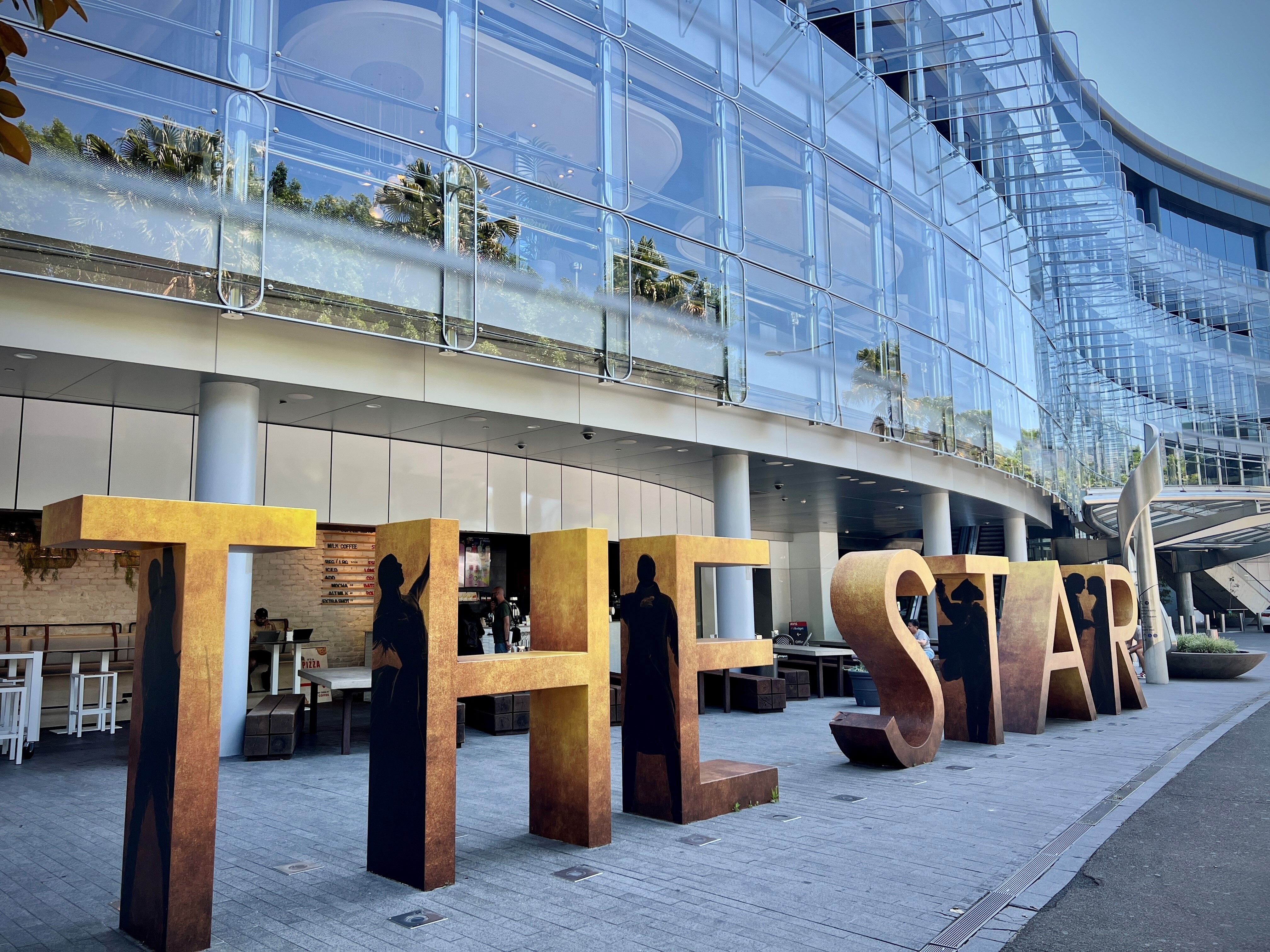 a big sign saying star