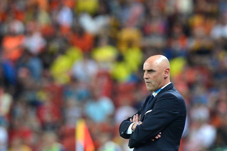Kevin Muscat fumes on the sidelines