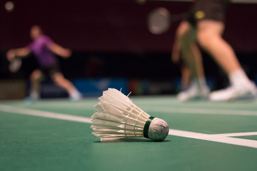 Badminton shuttlecock at Sydney Olympic Park