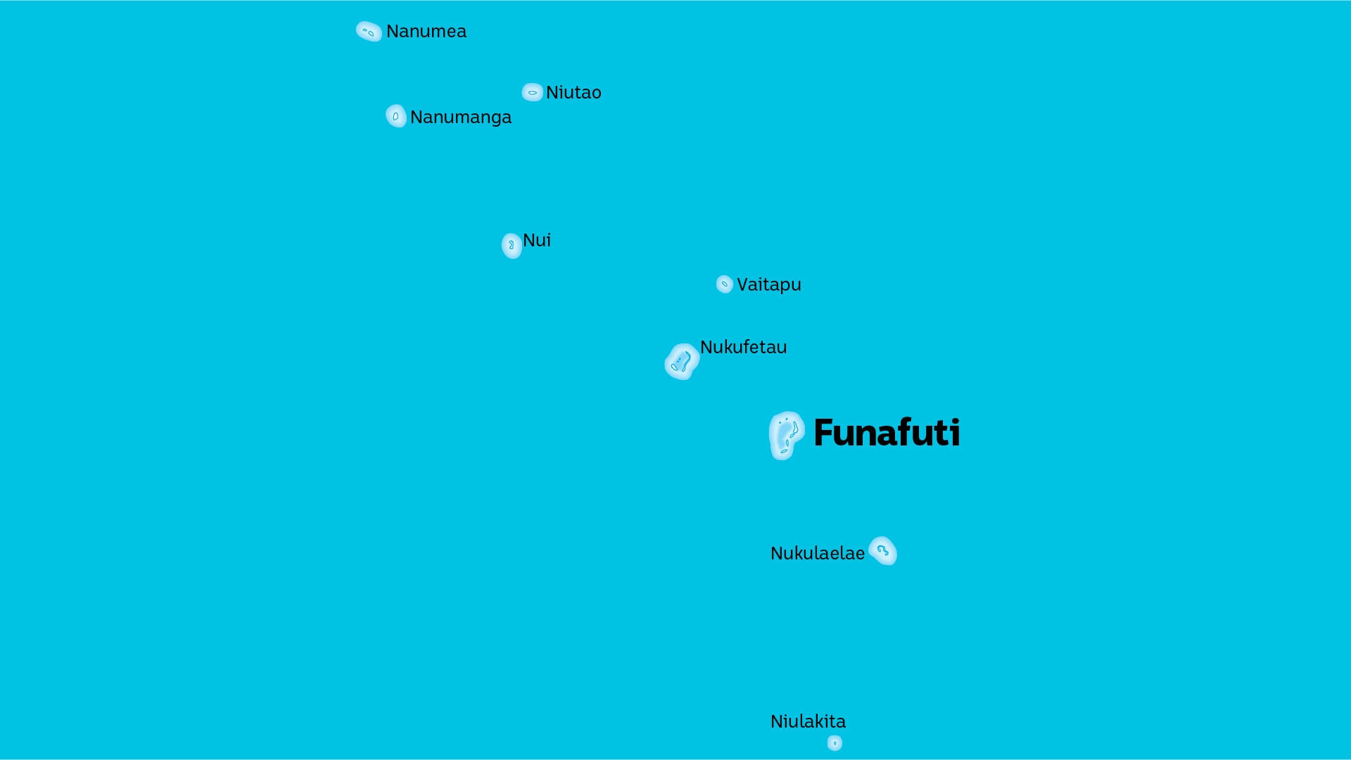 A chain of nine coral islands Tuvalu is one of the lowest-lying countries on Earth. Funafuti is the capital.