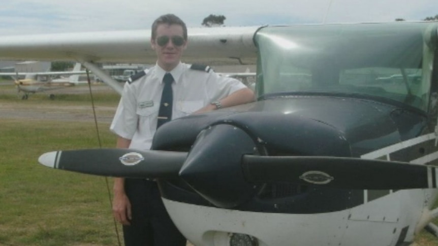 Pilot James Chandler was forced to restrain an elderly passenger who tried to take control of his plane.