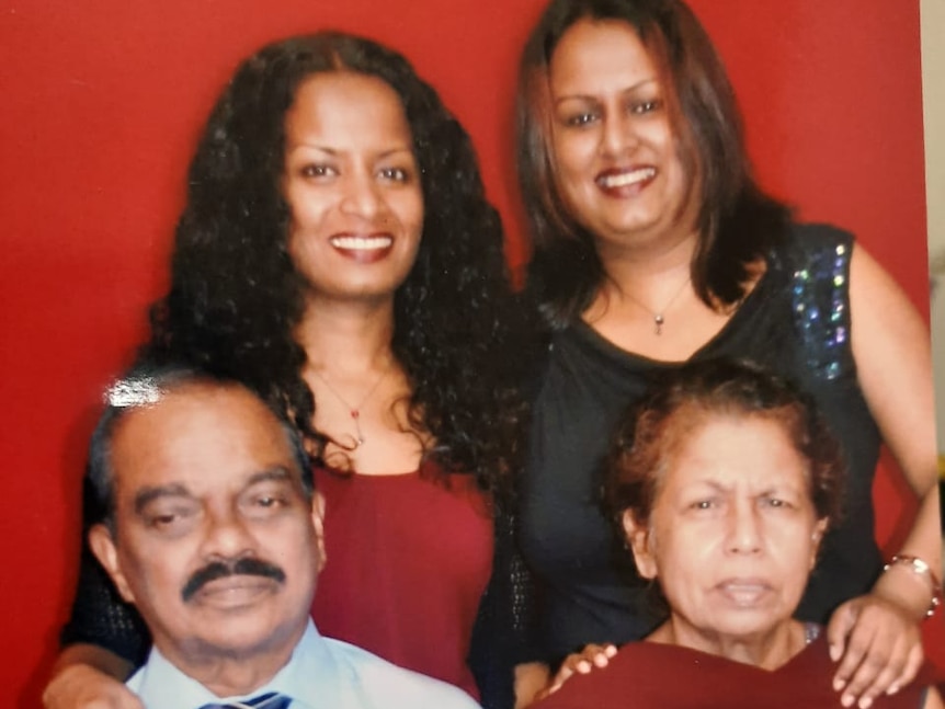 Beena Pallical and her family