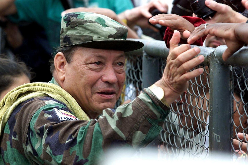 FARC chief Manuel Marulanda