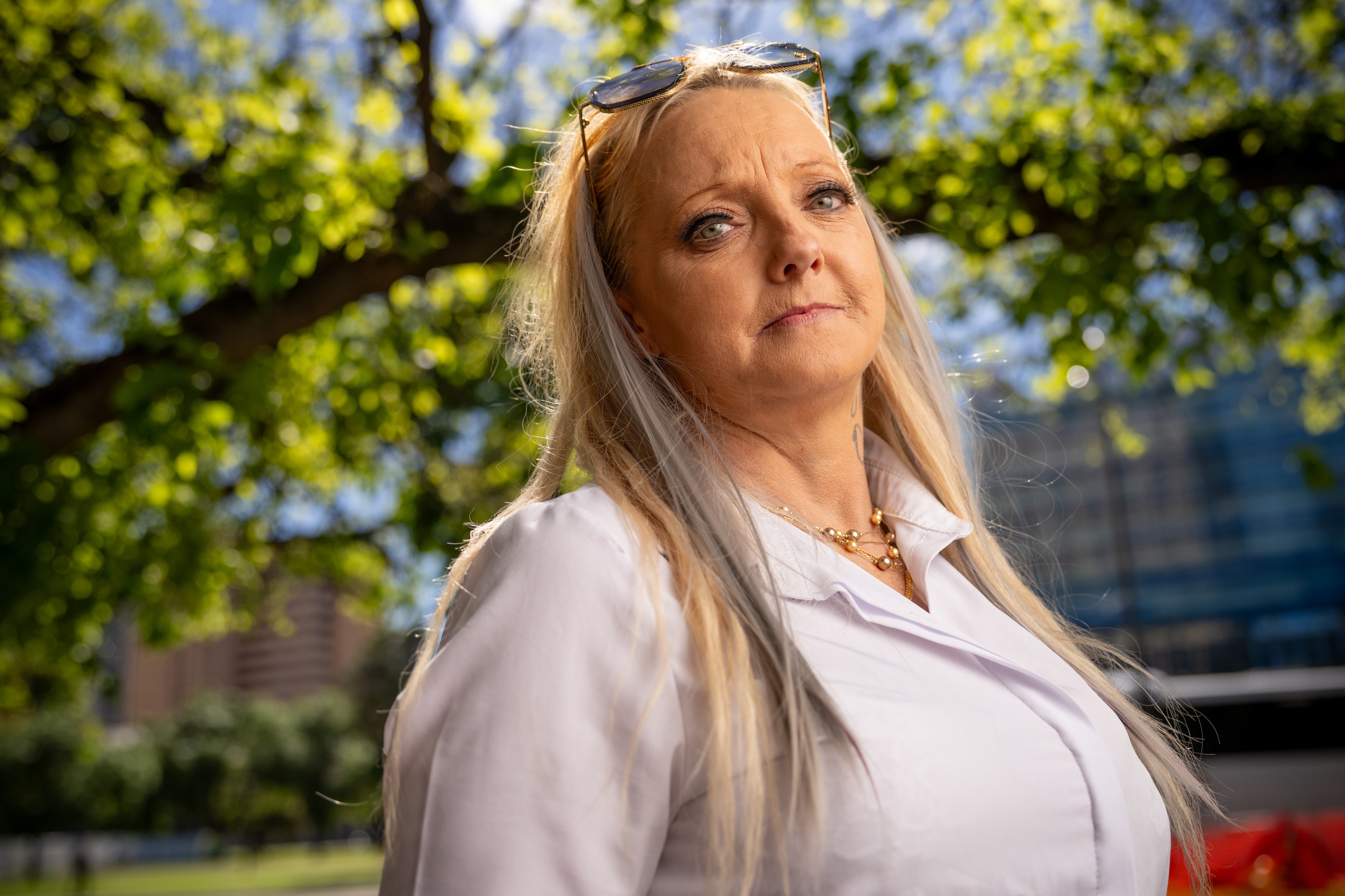 DV survivor confronts 'monster' ex-partner who raped and burned her