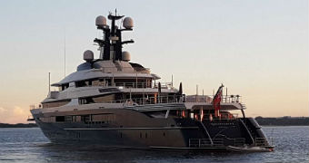 A 300 foot long yacht