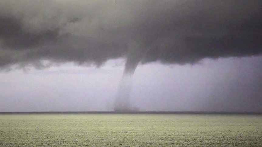 Waterspout off the coast of Broome