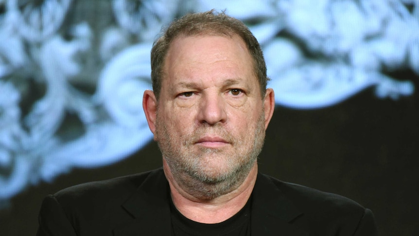 In this Jan. 6, 2016 file photo, producer Harvey Weinstein participates in the "War and Peace" panel at the A&E 2016 Winter TCA in Pasadena, Calif. Weinstein is on indefinite leave from his film company pending an internal investigation into sexual harassment claims leveled against the Oscar winner. The decision was announced by The Weinstein Co.'s board of directors.