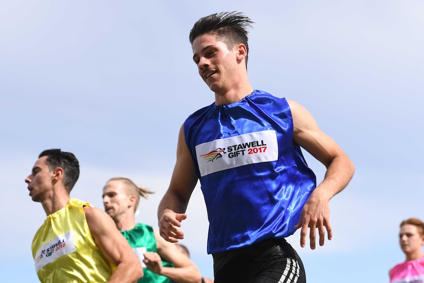 Matthew Rizzo at the Stawell Gift