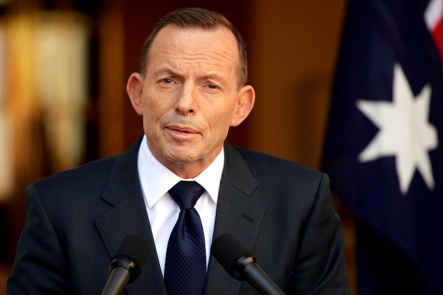 Abbott addresses media