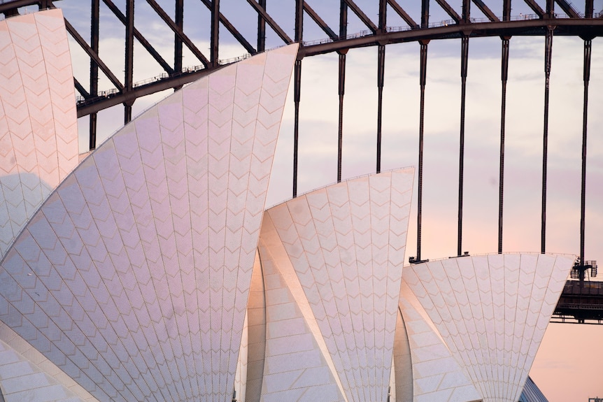 The Sydney Opera House at sunrise