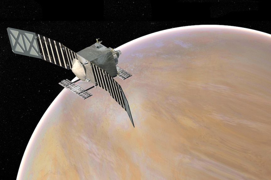  Artist's impression of NASA's VERITAS mission to Venus