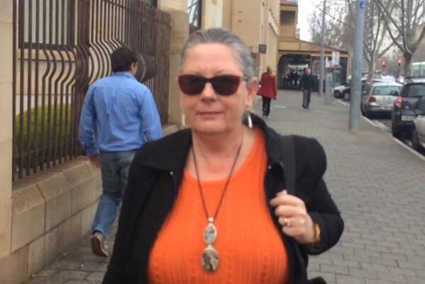 Helen Steffensen-Smith outside court in Adelaide